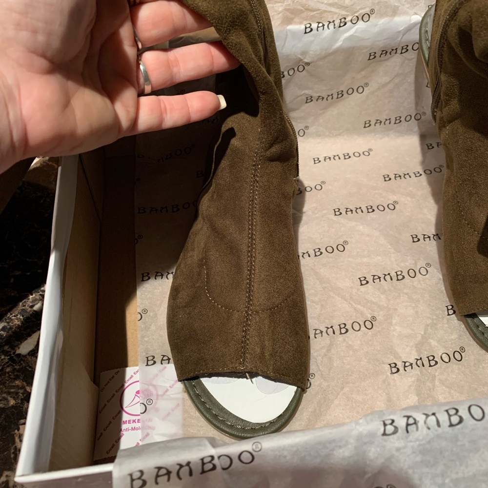 Brown suede sandal boots!!! - Picture 11 of 13